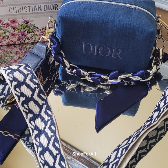 Dior Beauty Denim CB/ Shoulder Bag. NWOT. - Picture 5 of 12